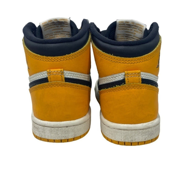 Nike Boys Air Jordan Yellow High Top Sneakers Sz 12C