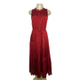 Banana Republic Womens Red Sleeveless Button-Front Maxi Dress Size 0- New