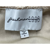 Freshman 1996 Women's Beige Strethcable Knit Bodycon Dress With V-Neck Size S