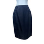 Pamela Dennis Womens Black Silk Pencil Skirt Elegant Couture Design Size 8