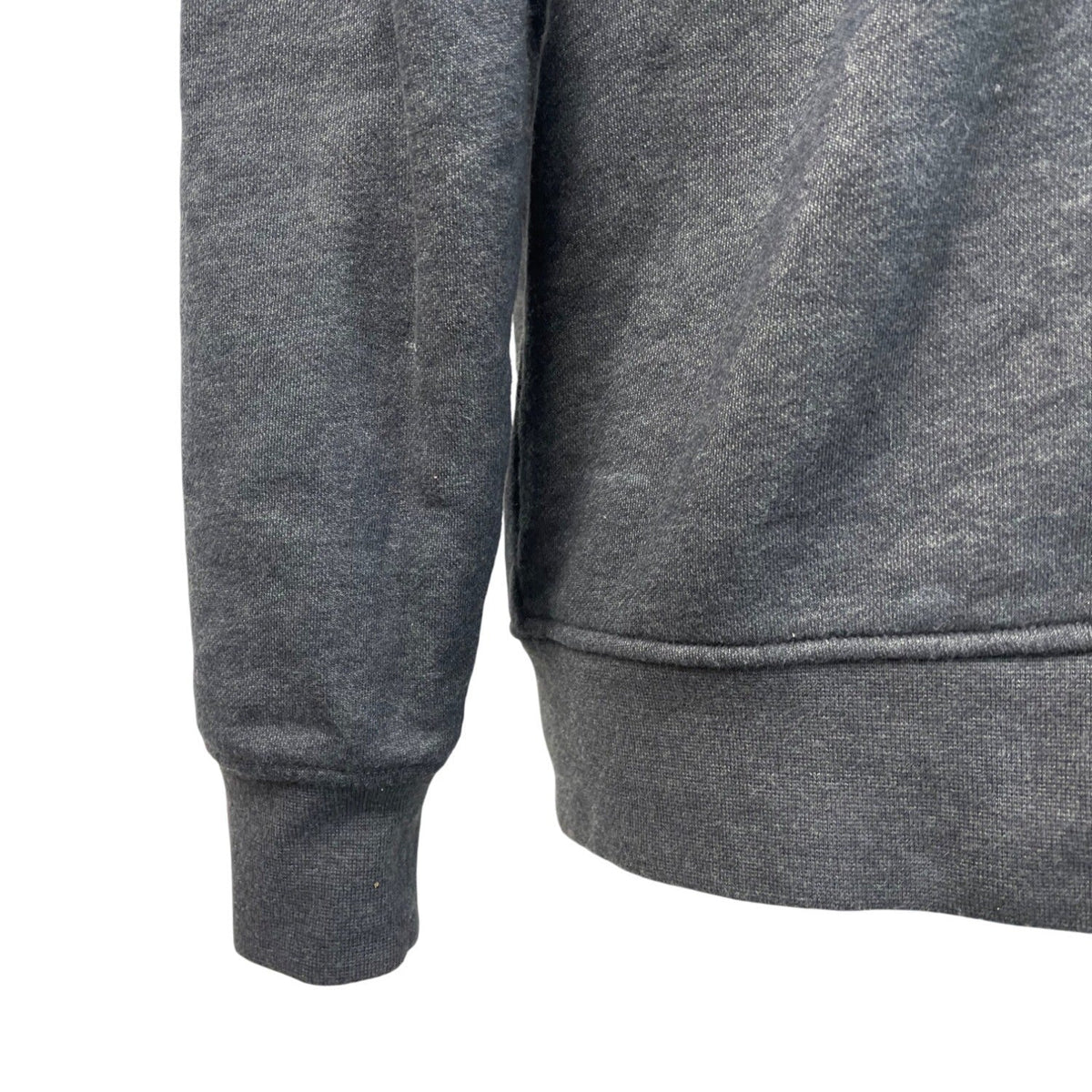 Orvis Mens Gray 1/4 Zip Pullover Sweatshirt With Ribbed Collar Size M