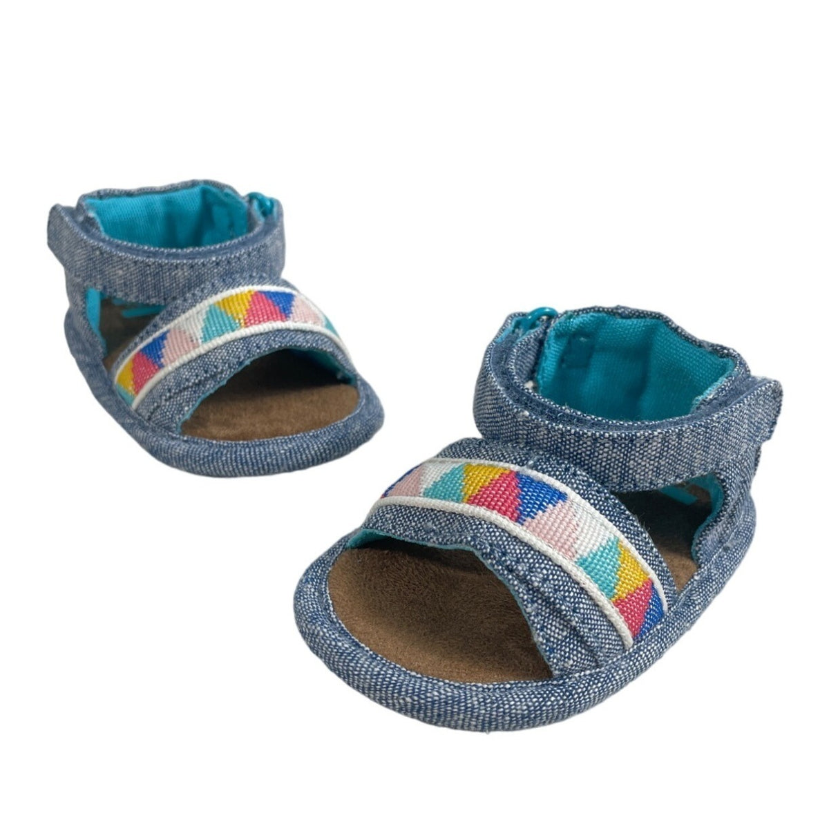 Toms Baby Toddler Denim Tribal Sandals Sz 1