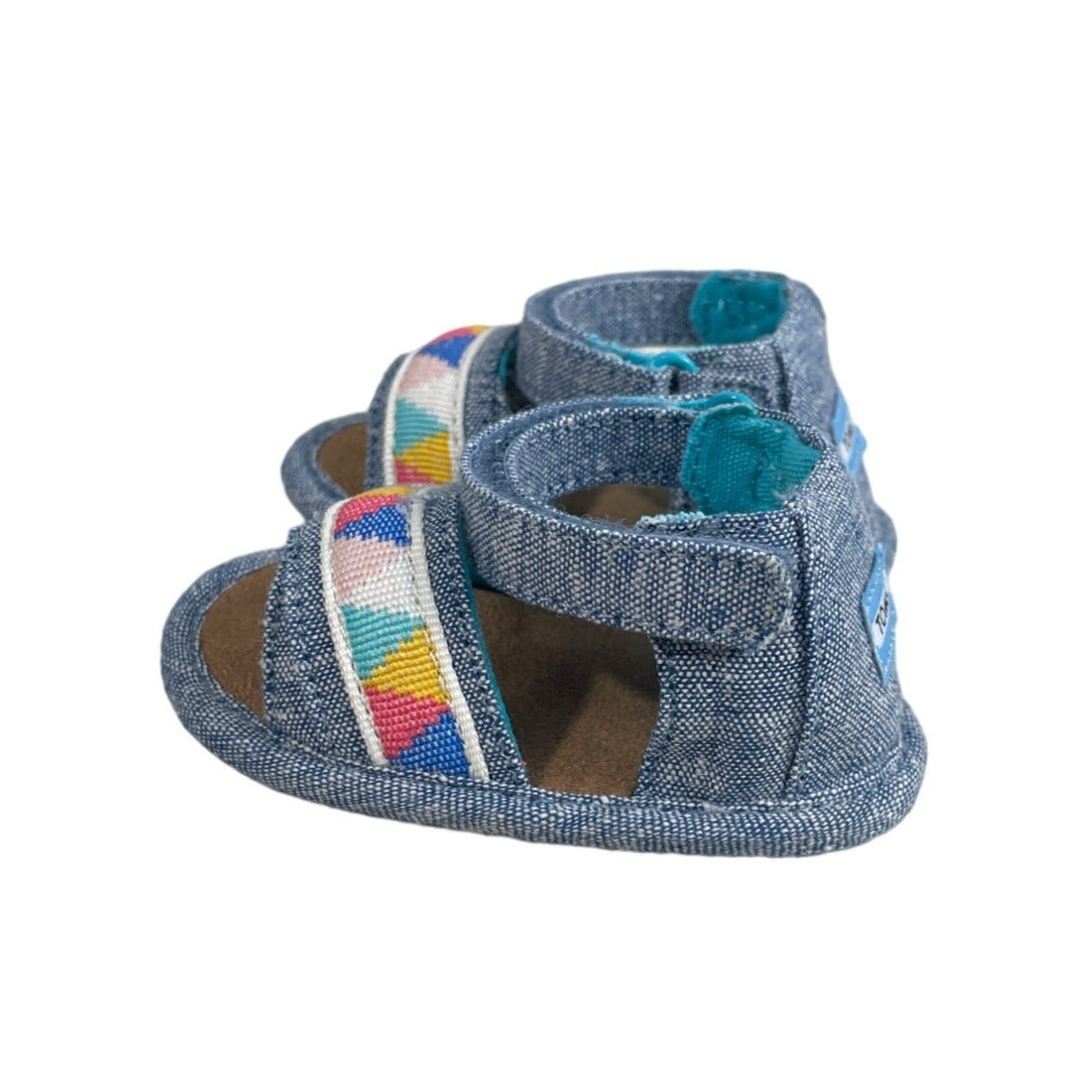 Toms Baby Toddler Denim Tribal Sandals Sz 1