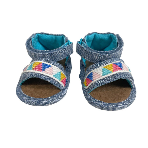 Toms Baby Toddler Denim Tribal Sandals Sz 1