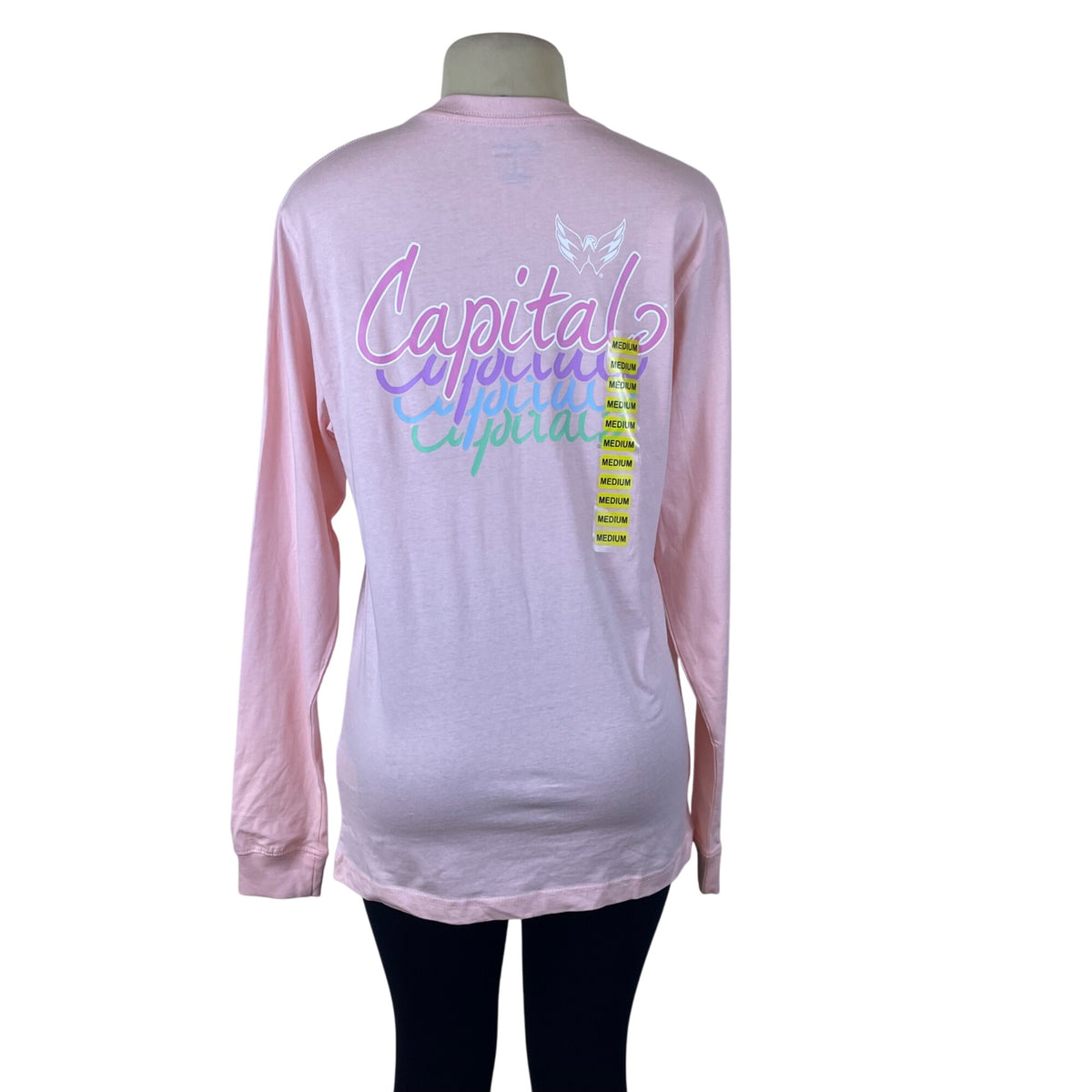 Champion Women's Pink Washington Capitals NHL Graphic T-Shirt Sz M - New