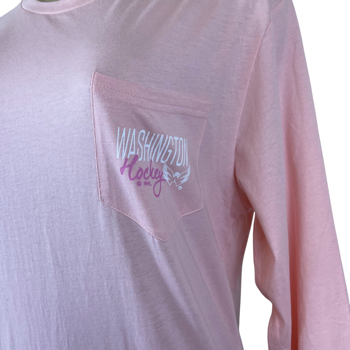 Champion Women's Pink Washington Capitals NHL Graphic T-Shirt Sz M - New