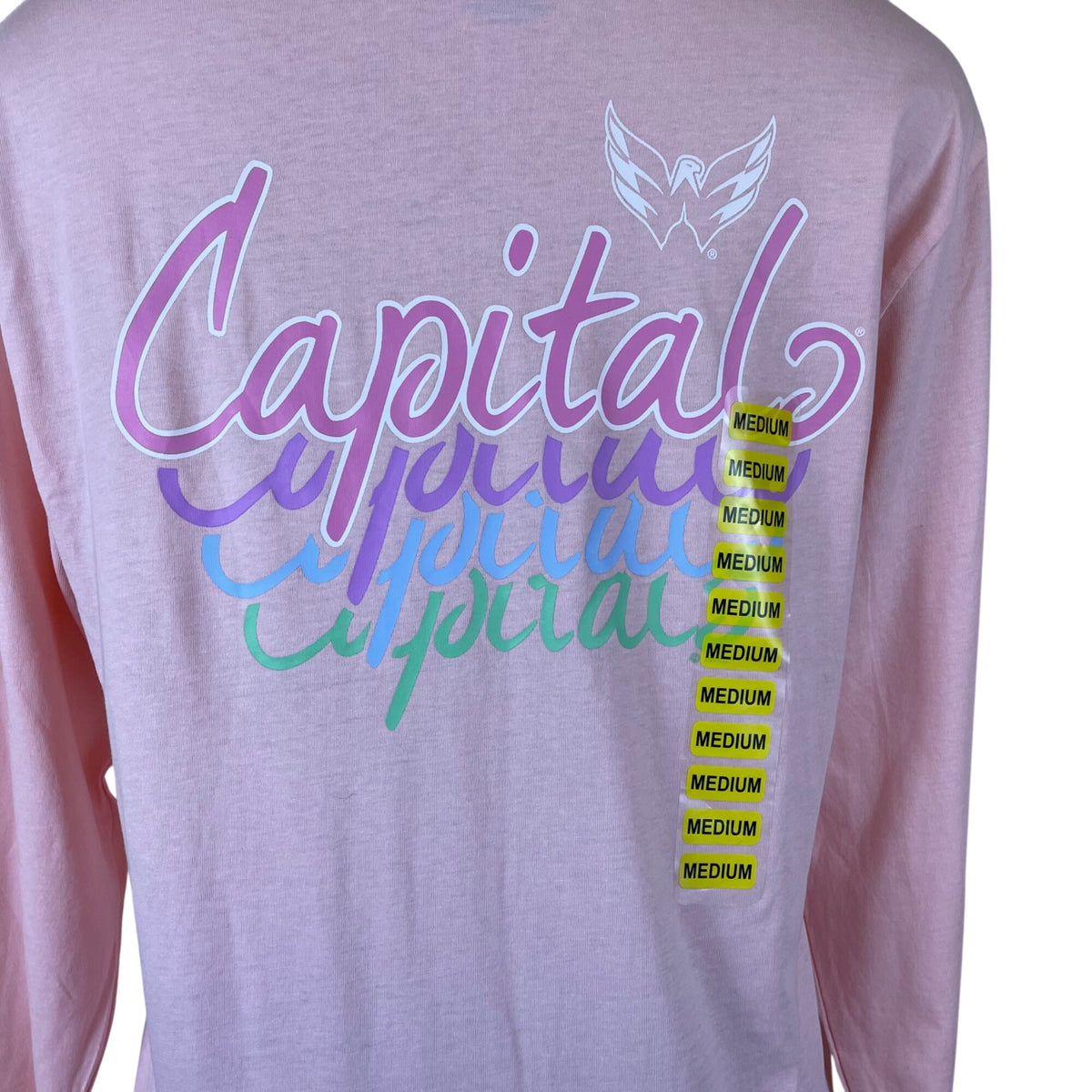 Champion Women's Pink Washington Capitals NHL Graphic T-Shirt Sz M - New