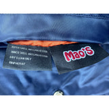 Men's Mao’s Eagle Blue and Orange Bomber Jacket Sz L - NWT