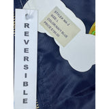 Men's Mao’s Eagle Blue and Orange Bomber Jacket Sz L - NWT