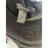Forever 21 Women’s Black Ruched Bodycon Dress With Three-Quarter Sleeves Size Small