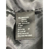 Tahari Arthur S. Levine Black Embroidered 3/4 Sleeve Open Front Womens Coat Size 8