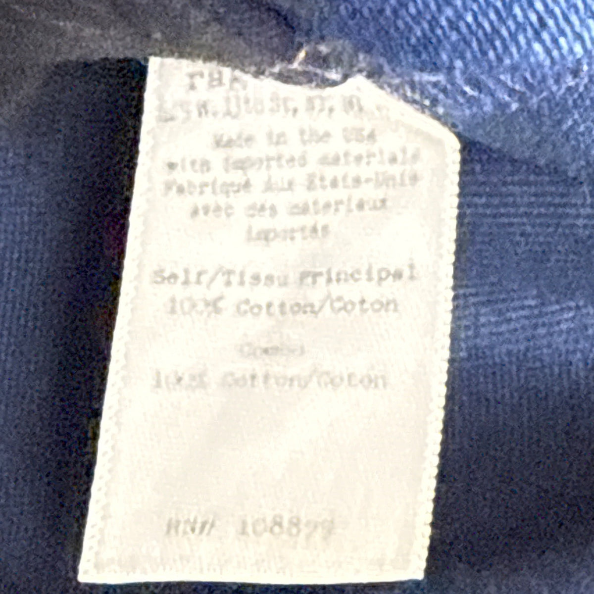 Rag & Bone Womens Blue Cotton Shorts Button Front High Waist Size 4