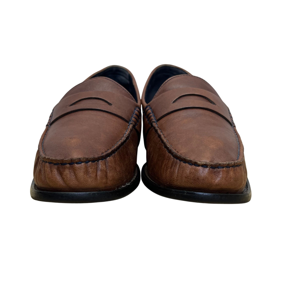 Cole Haan Women’s Brown Leather Laurel Moc Comfortable Penny Loafers Size 8.5B