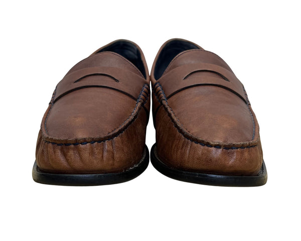Cole Haan Women’s Brown Leather Laurel Moc Comfortable Penny Loafers Size 8.5B