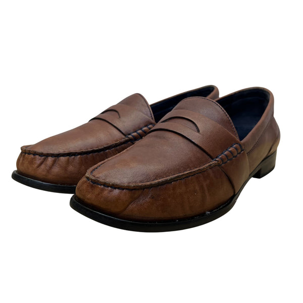 Cole Haan Women’s Brown Leather Laurel Moc Comfortable Penny Loafers Size 8.5B