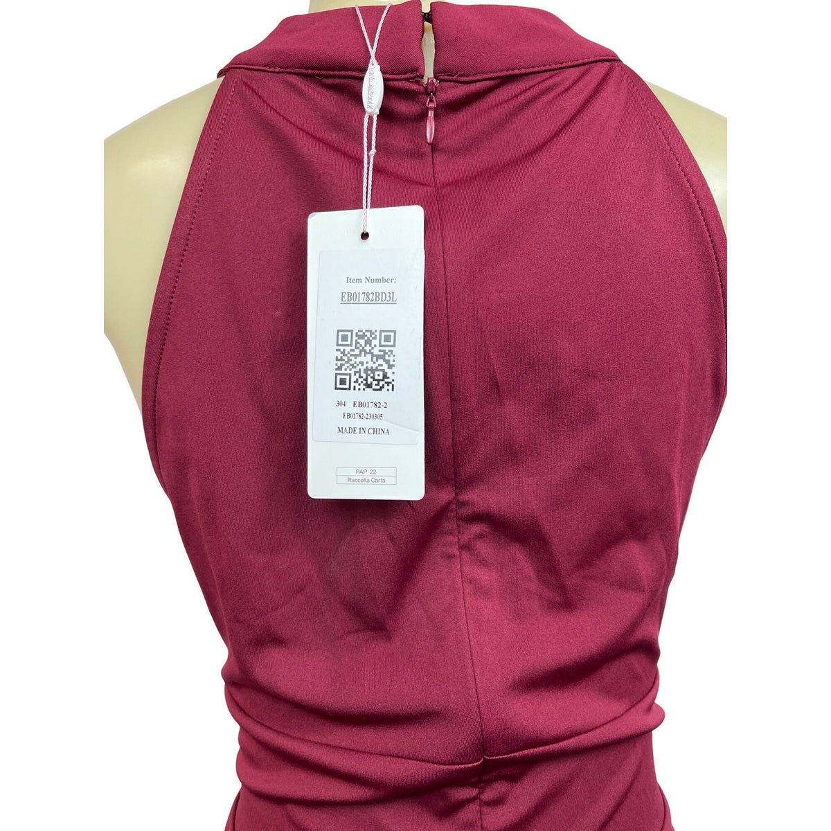 Ever Pretty Women’s Red Haltered Dress Sz 3XL New