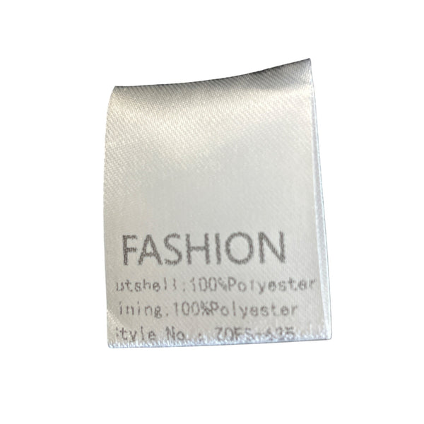 Fashion Unisex Black Polyester Puffer Vest Lightweight Sleeveless High Collar Size M