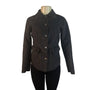 Cabi Women's Dark Gray Snap Button Faux Suede Jacket Size XS