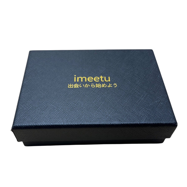 I Meetu Women’s Black Embossed Leather Gold Bee Accent & Zip Closure Wallet