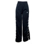 Adidas Womens Black Track Pants Parley Elastic Waist Wide Leg Sz XS