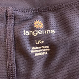 Tangerine Women's Blue Skirt Mesh Overlay Size L