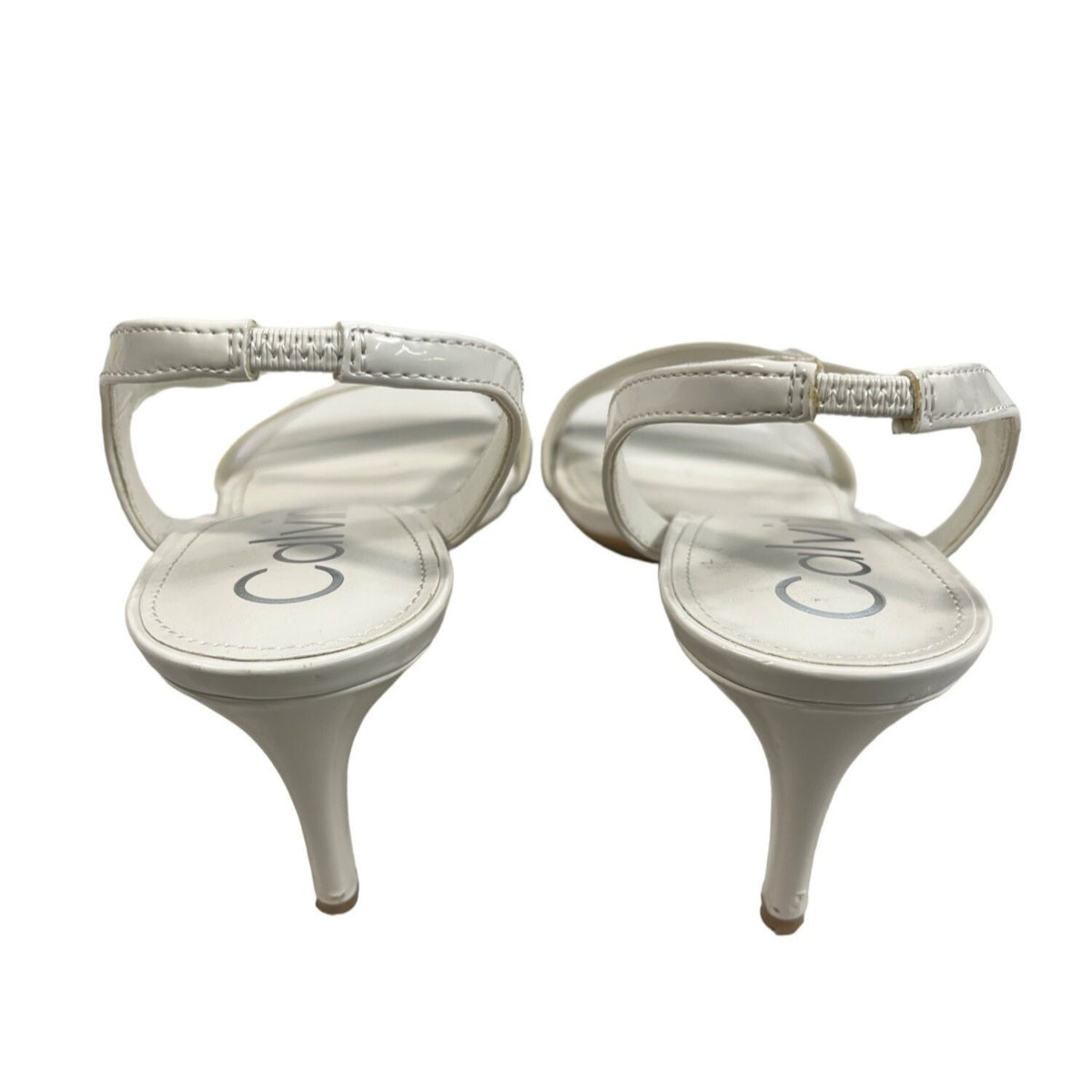 Calvin Klein Lallia Women’s Ivory Heeled Sandals Size 8.5