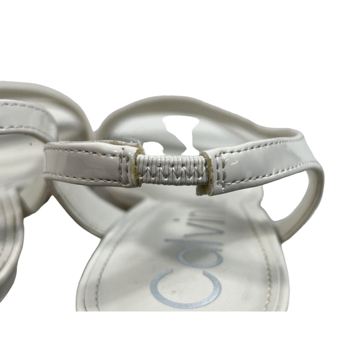 Calvin Klein Lallia Women’s Ivory Heeled Sandals Size 8.5