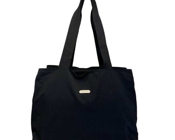 Baggallini Women’s Black Nylon With Zipper Closure & Shoulder Straps Tote Bag
