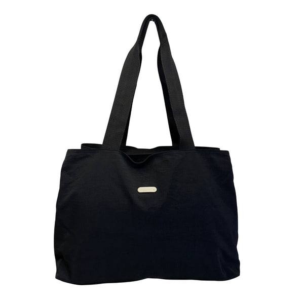 Baggallini Women’s Black Nylon With Zipper Closure & Shoulder Straps Tote Bag