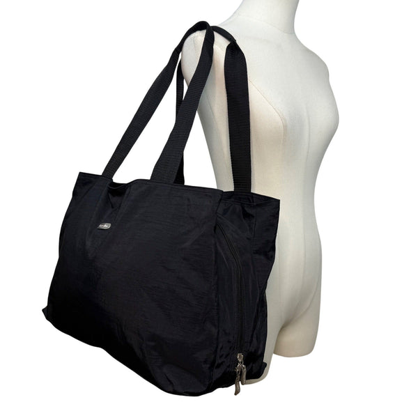 Baggallini Women’s Black Nylon With Zipper Closure & Shoulder Straps Tote Bag