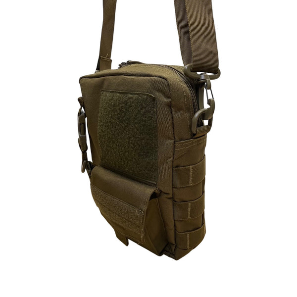 D5 Column Unisex Olive Green Nylon Tactical Adjustable Strap Crossbody Bag