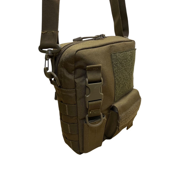 D5 Column Unisex Olive Green Nylon Tactical Adjustable Strap Crossbody Bag