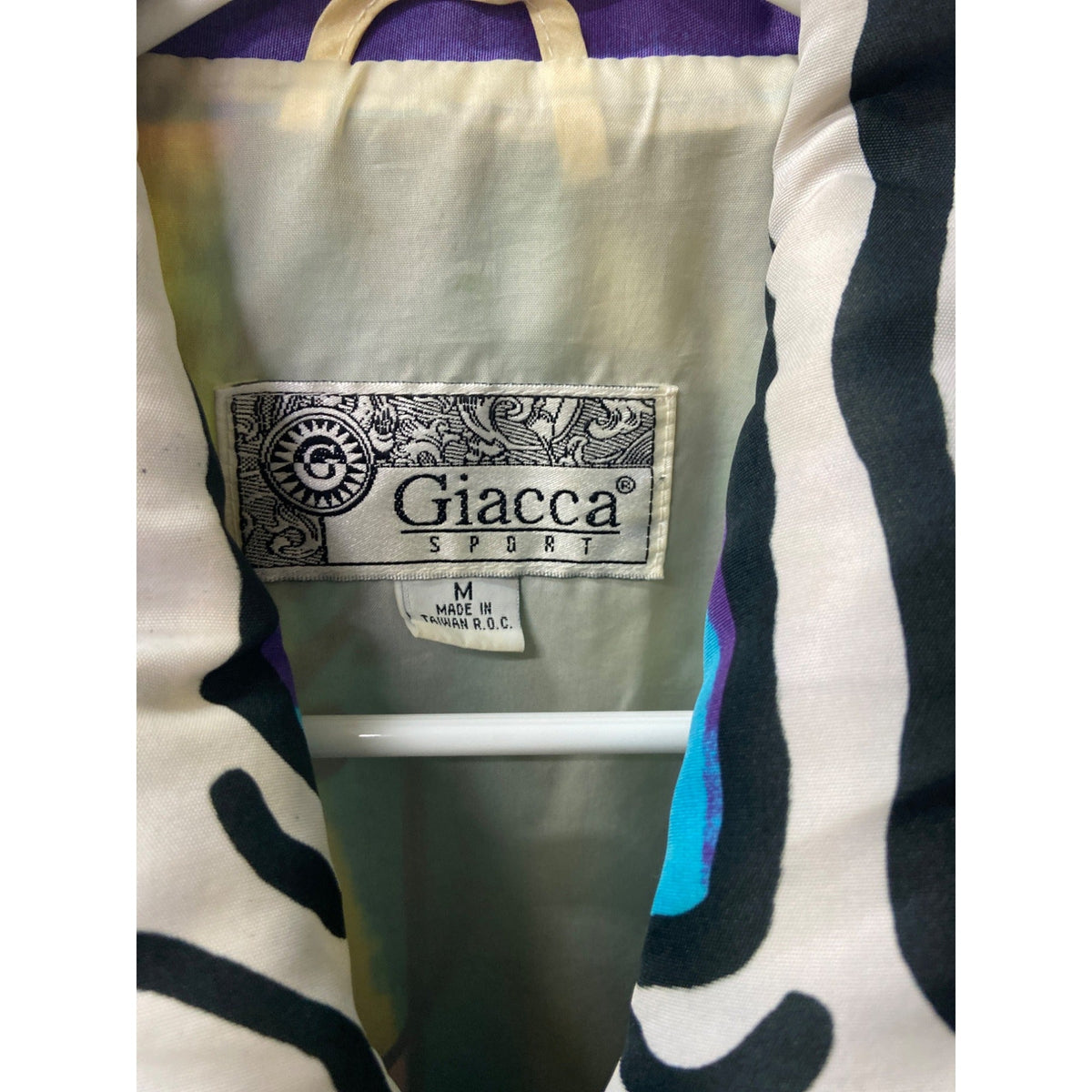 Giacca Sport Womens Multicolor Abstract Jacket M