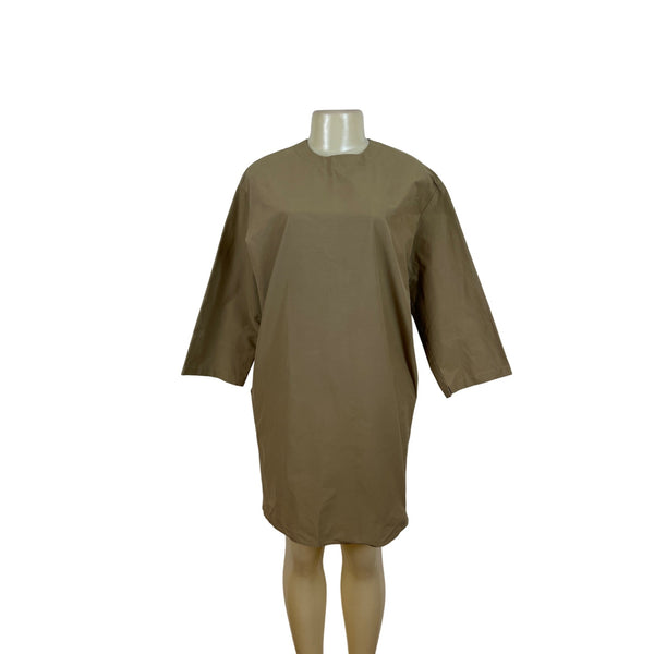 RB. Still By Rookie Bud Womens Beige Polyester Dress Zip Back One Size