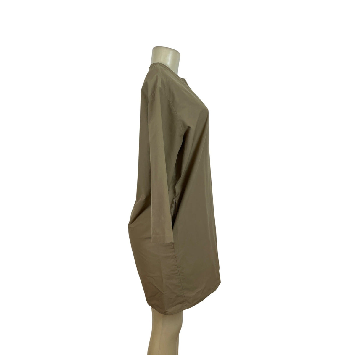 RB. Still By Rookie Bud Womens Beige Polyester Dress Zip Back One Size