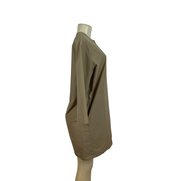 RB. Still By Rookie Bud Womens Beige Polyester Dress Zip Back One Size