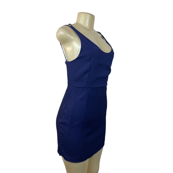 Tobi Women's Navy Blue Bodycon Dress Sz L