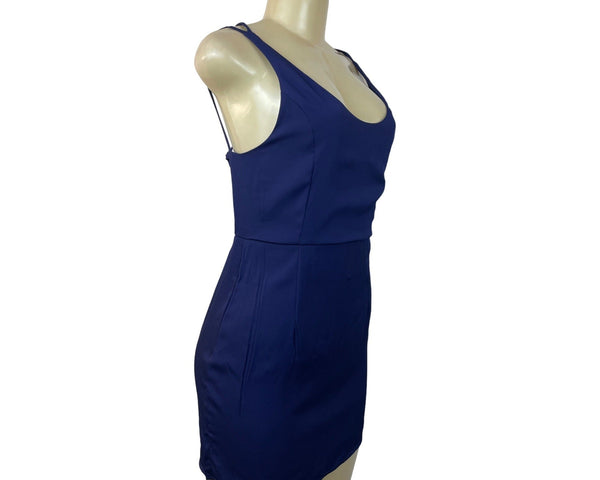 Tobi Women's Navy Blue Bodycon Dress Sz L