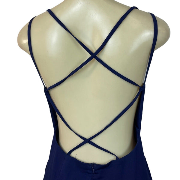 Tobi Women's Navy Blue Bodycon Dress Sz L