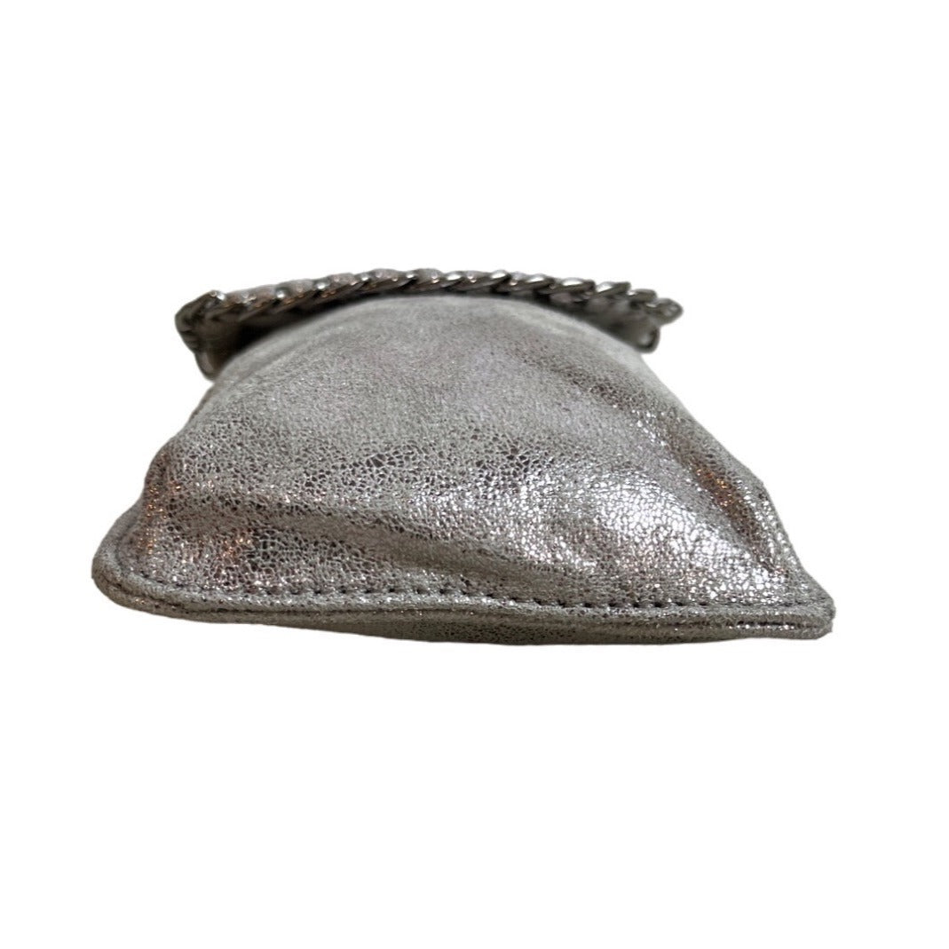 Unbranded Women's Silver Flash Metal touch Gothic Design Phone Bag Sz M