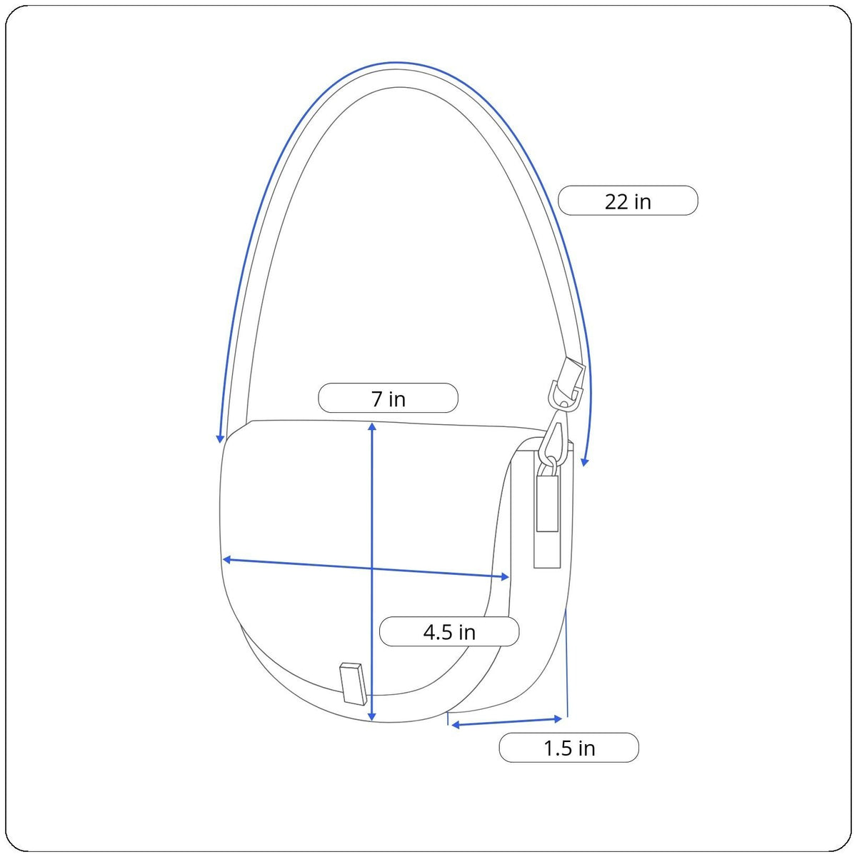 Unbranded Women's Silver Flash Metal touch Gothic Design Phone Bag Sz M