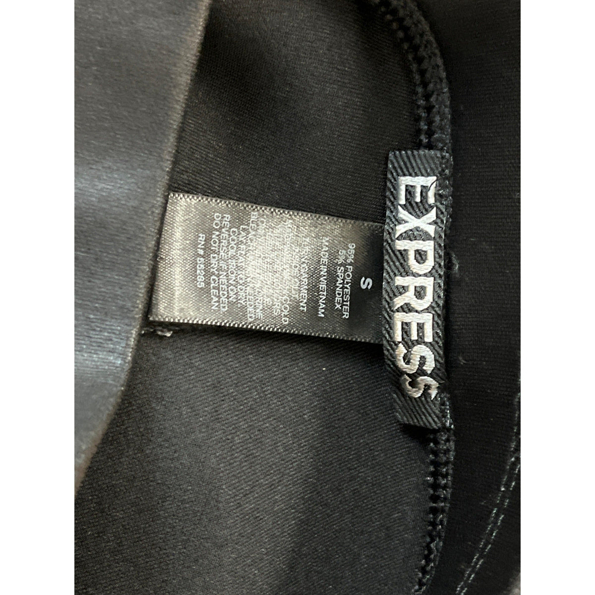 Express Women's Low Waist Black Body Shapping Leggings Sz S