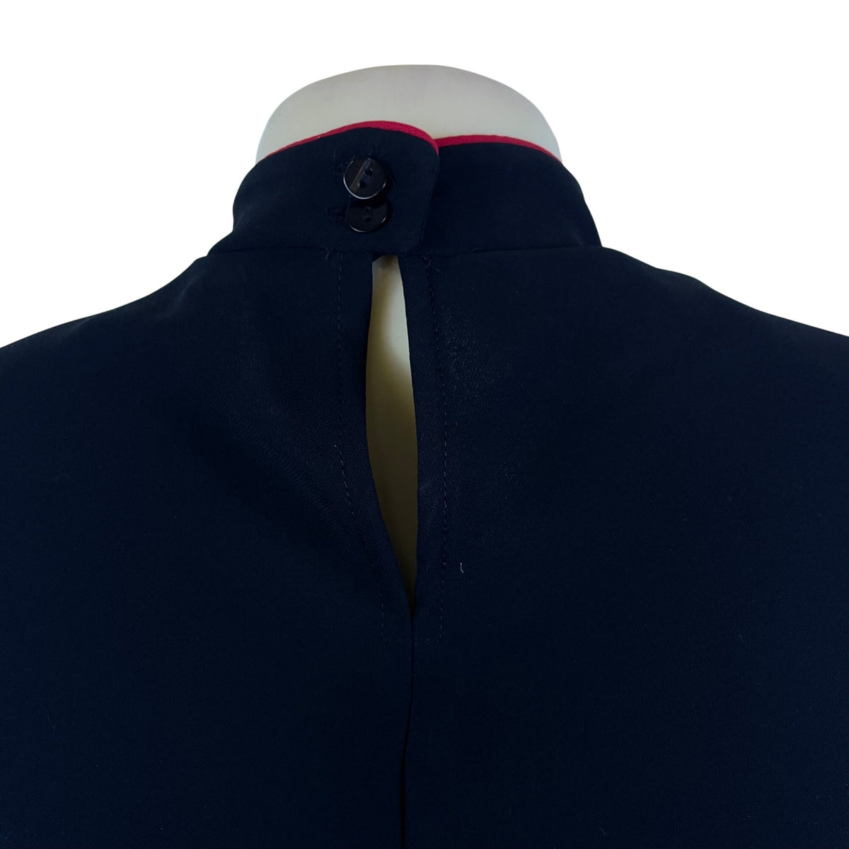 S.L. Fashions Mandarin Floral Embroidered Cheongsam Women's Black Size 8P