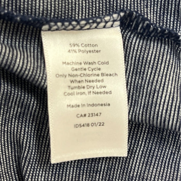 Talbots Women's Blue Long Sleeve Blouse Shirt Sz L - New