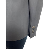 Collezioni Women's Black Button-Front Blazer Jacket Notched Lapel Sz 6