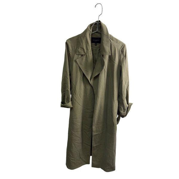 Banana Republic Womens Khaki Lightweight Trench Coat Cotton Belted Duster Medium Banana Republic Womens Khaki Lightweight Trench Coat Cotton Belted Duster Medium