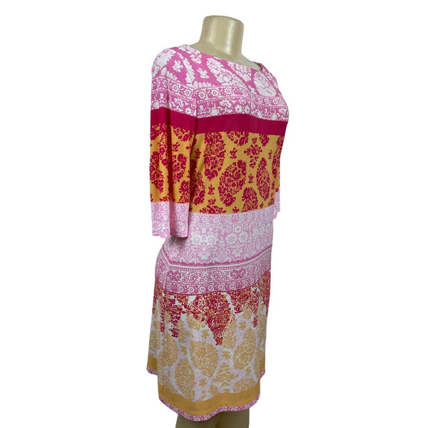 Multicolor Printed Dress With Tags New