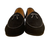 Journey West Women’s Black Suede With Bow Detail Loafers Size 7.5