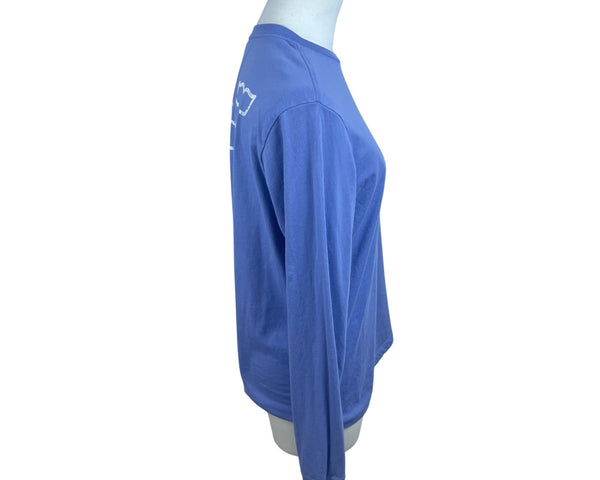 Vineyard Vines Unisex Kids Blue Whale Logo Long Sleeve Cotton T-Shirt XL