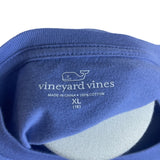 Vineyard Vines Unisex Kids Blue Whale Logo Long Sleeve Cotton T-Shirt XL